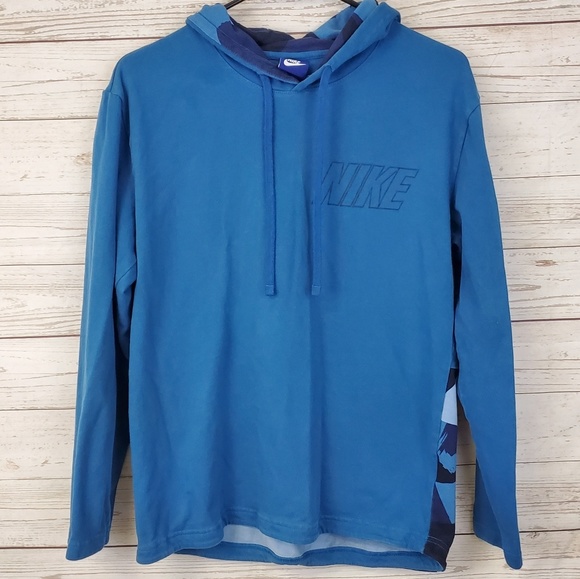 Nike Other - Nike Blue Abstract Pattern Hoodie